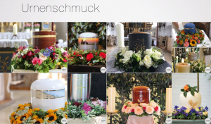 Blumen Urnenschmuck 1