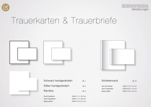 Trauerkarten 1